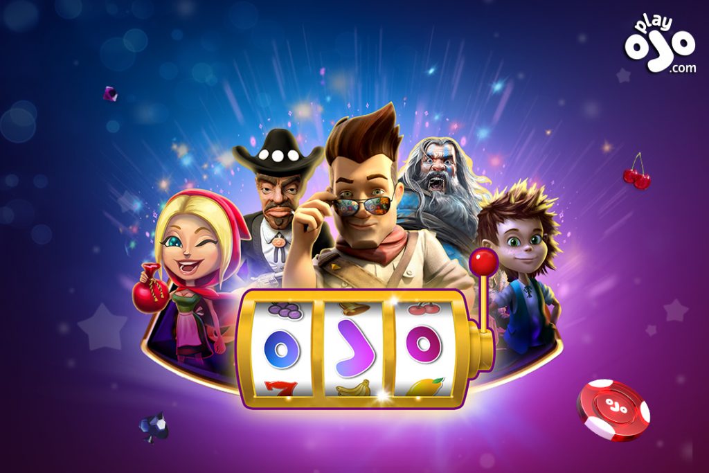 A collage of characters from popular online slots