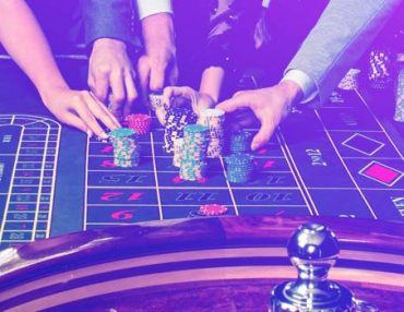 Roulette etiquette in a casino