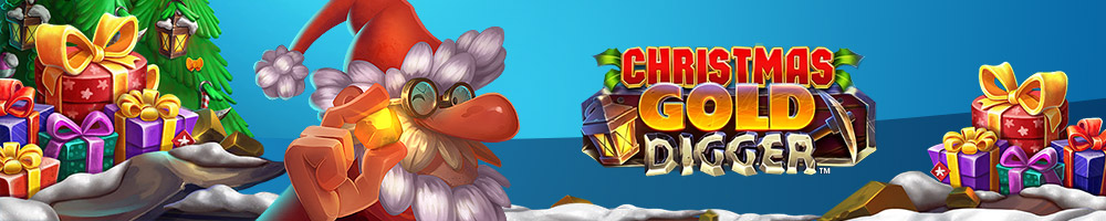 Christmas Gold Digger slot logo