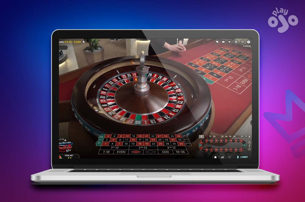 Live American Roulette by Evolution - Desktop view