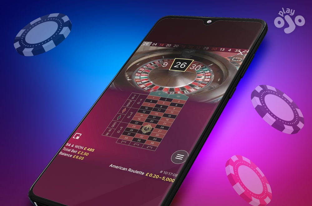 Live American Roulette by Evolution - mobile view