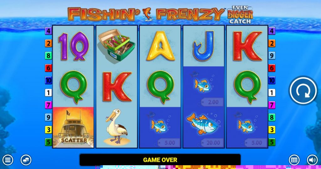 Fishin Frenzy Even Bigger Catch slot screenshot