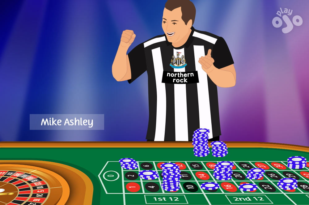 Mike Ashley gagne à la roulette