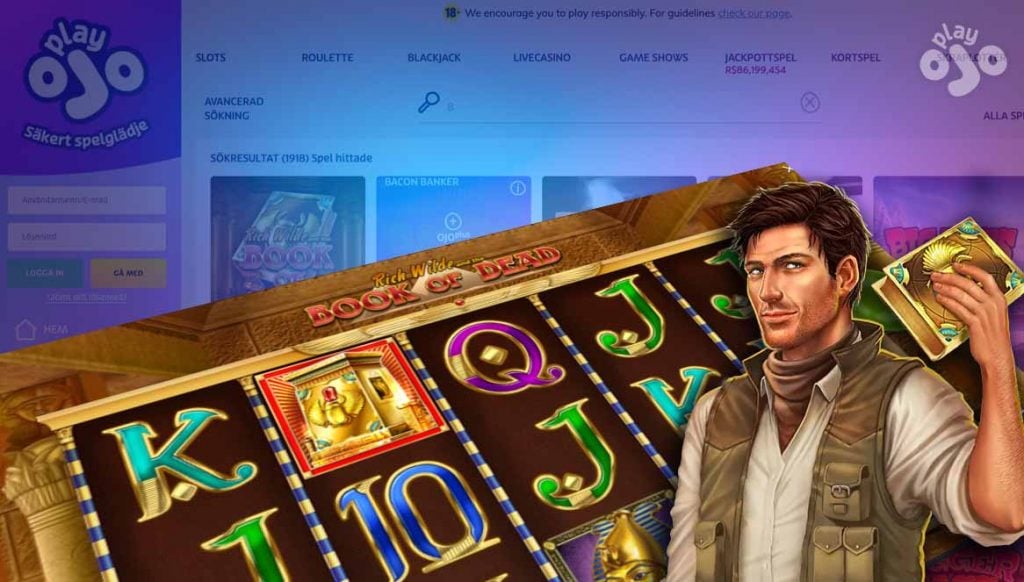 Kolla in Book of Dead slot hos oss på PlayOJO – spela hög volatilitet slot online